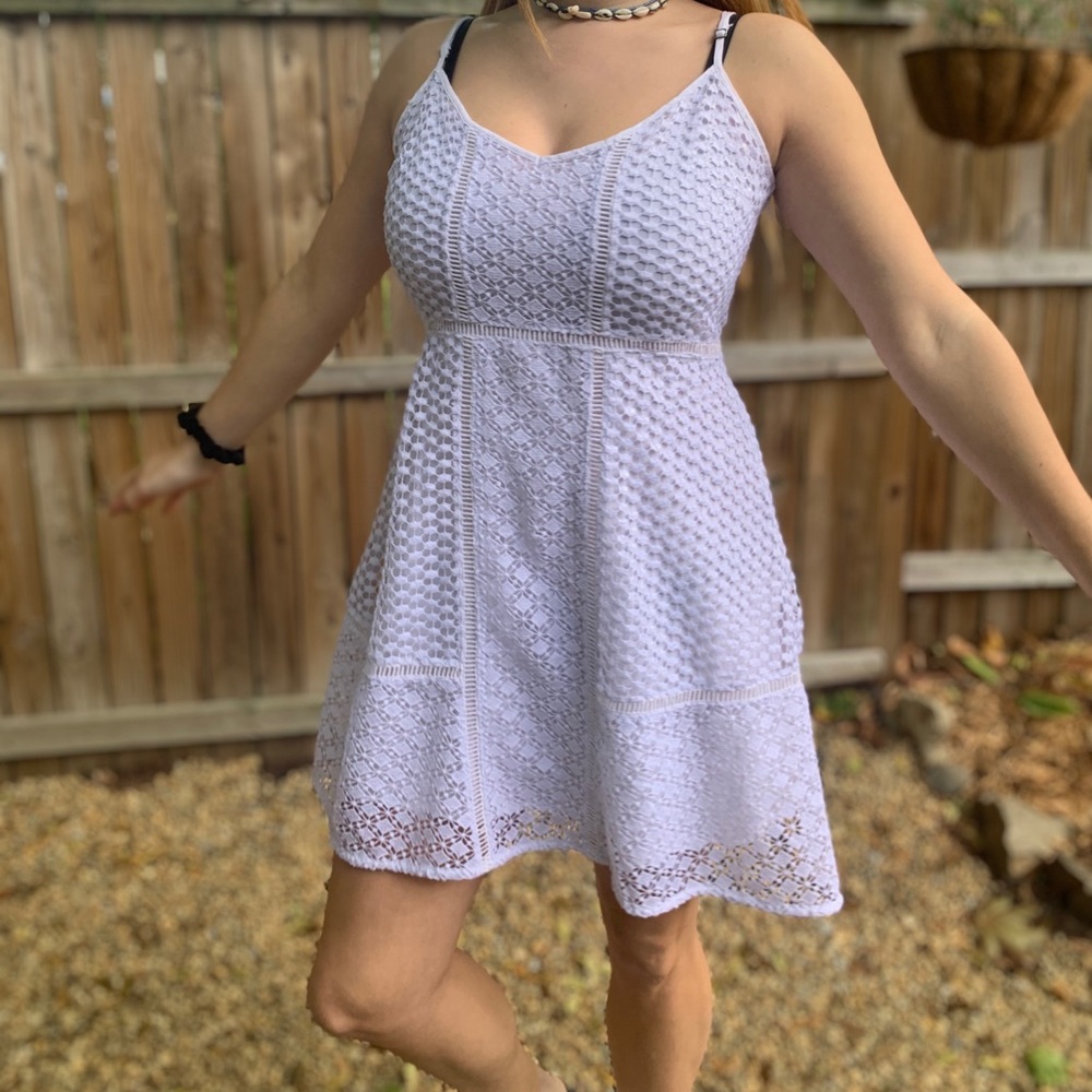 White Abercrombie dress